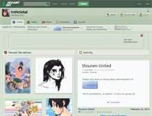 Tablet Screenshot of ironosekai.deviantart.com