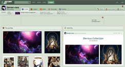 Desktop Screenshot of damian-rane.deviantart.com