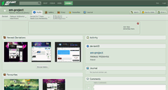 Desktop Screenshot of em-project.deviantart.com
