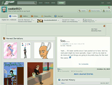 Tablet Screenshot of cookie5521.deviantart.com