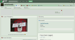Desktop Screenshot of lastcallcasualty.deviantart.com