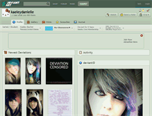 Tablet Screenshot of kaeleydanielle.deviantart.com