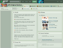 Tablet Screenshot of aph-original-stories.deviantart.com