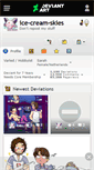 Mobile Screenshot of ice-cream-skies.deviantart.com