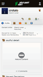 Mobile Screenshot of crotalo.deviantart.com