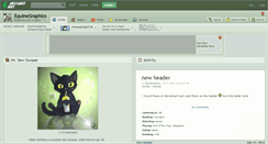 Desktop Screenshot of equinegraphics.deviantart.com