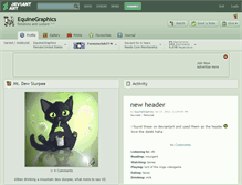 Tablet Screenshot of equinegraphics.deviantart.com