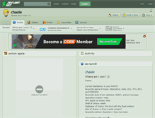 Tablet Screenshot of chaoie.deviantart.com