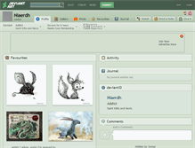 Tablet Screenshot of niaerdh.deviantart.com