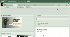 Desktop Screenshot of gyx.deviantart.com