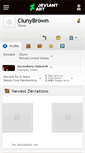 Mobile Screenshot of clunybrown.deviantart.com