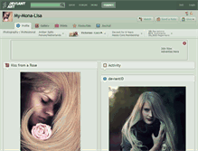 Tablet Screenshot of my-mona-lisa.deviantart.com