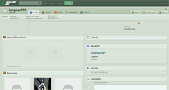 Desktop Screenshot of hangman999.deviantart.com