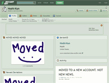 Tablet Screenshot of hoshi-kun.deviantart.com