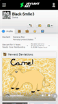 Mobile Screenshot of black-smile3.deviantart.com