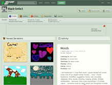 Tablet Screenshot of black-smile3.deviantart.com