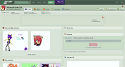Desktop Screenshot of miranda-the-cat.deviantart.com