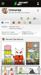 Mobile Screenshot of chimental.deviantart.com