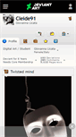 Mobile Screenshot of cleide91.deviantart.com