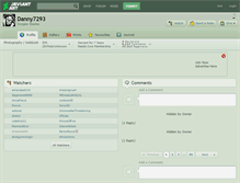 Tablet Screenshot of danny7293.deviantart.com
