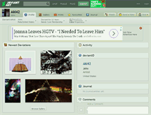 Tablet Screenshot of aki42.deviantart.com
