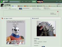 Tablet Screenshot of lordorga.deviantart.com