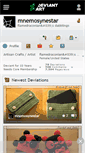 Mobile Screenshot of mnemosynestar.deviantart.com