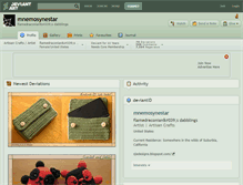 Tablet Screenshot of mnemosynestar.deviantart.com
