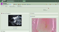 Desktop Screenshot of dulceta.deviantart.com