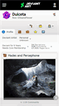 Mobile Screenshot of dulceta.deviantart.com