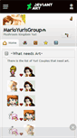 Mobile Screenshot of marioyurisgroup.deviantart.com