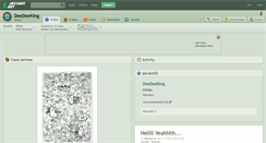 Desktop Screenshot of deedeeking.deviantart.com