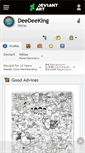 Mobile Screenshot of deedeeking.deviantart.com