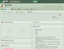Tablet Screenshot of nina-et-na.deviantart.com