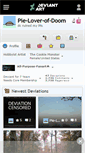Mobile Screenshot of pie-lover-of-doom.deviantart.com