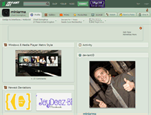 Tablet Screenshot of miniarma.deviantart.com