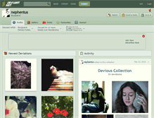 Tablet Screenshot of nephentus.deviantart.com