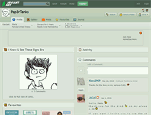 Tablet Screenshot of pap3rtanks.deviantart.com