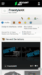 Mobile Screenshot of freestylemx.deviantart.com