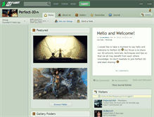 Tablet Screenshot of perfect-3d.deviantart.com