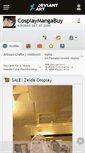 Mobile Screenshot of cosplaymangabuy.deviantart.com