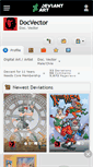 Mobile Screenshot of docvector.deviantart.com