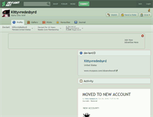 Tablet Screenshot of kittyvredesbyrd.deviantart.com