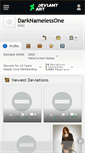 Mobile Screenshot of darknamelessone.deviantart.com