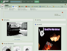 Tablet Screenshot of habis.deviantart.com