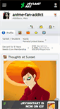 Mobile Screenshot of anime-fan-addict.deviantart.com