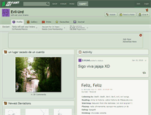 Tablet Screenshot of evil-urd.deviantart.com