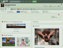 Tablet Screenshot of entropicuniverse.deviantart.com