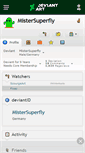 Mobile Screenshot of mistersuperfly.deviantart.com