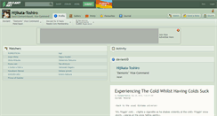 Desktop Screenshot of hijikata-toshiro.deviantart.com